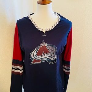 Gently used Colorado Avalanche long sleeve woman’s shirt